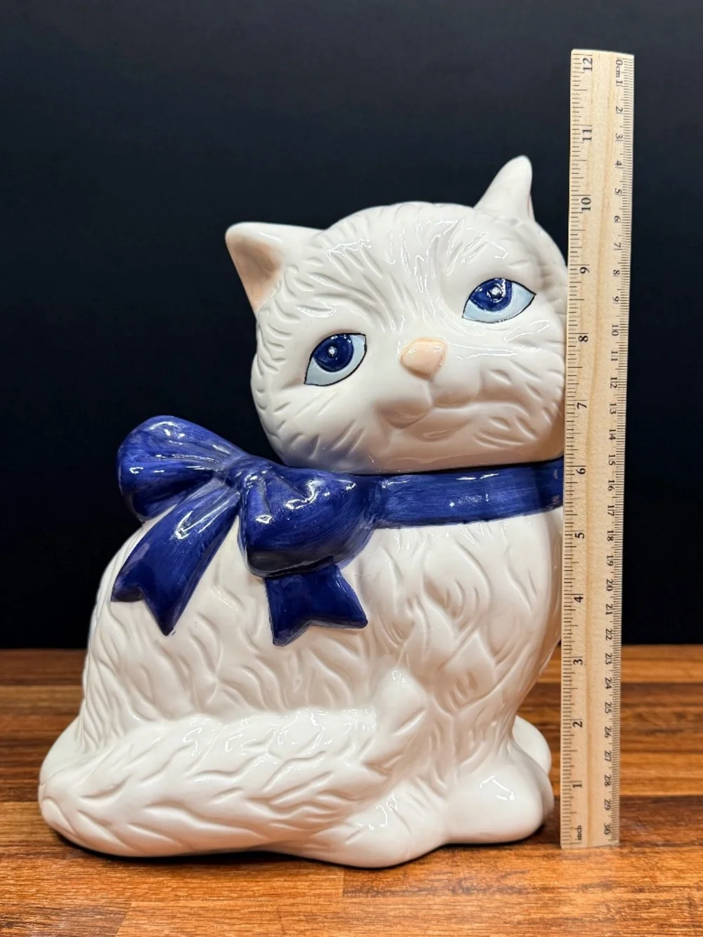 White Cat Cookie Jar